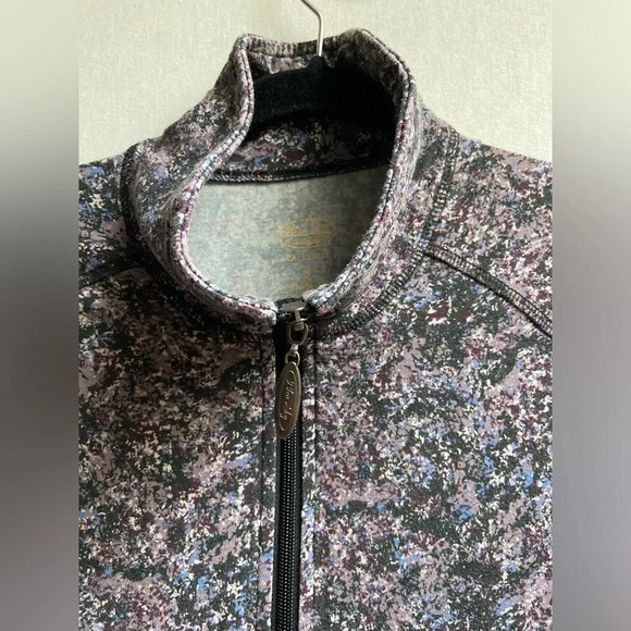 Blue Sky full zip organic cotton  3/4 sleeve jacket Sz S - Picture 5 of 9